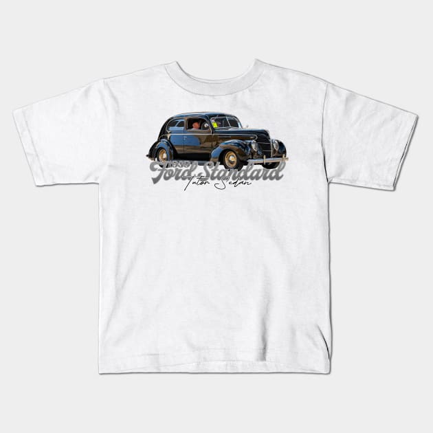 1939 Ford Standard Tudor Sedan Kids T-Shirt by Gestalt Imagery